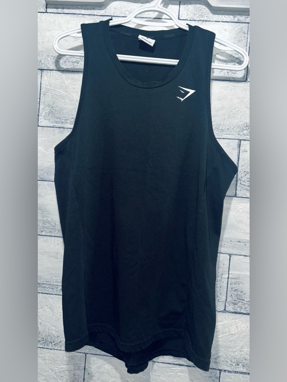 Gymshark Men’s Black Critical Tank Slim Fit with Mesh Back Size Medium